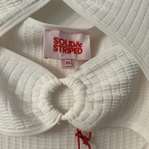 SOLID & STRIPED White Ariana Midi in Marshmellow - Picture 3 of 5